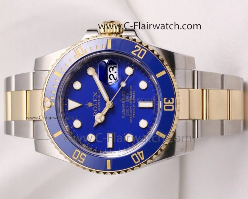 Upgraded Noob Factory Copy Rolex Submariner 2-T Blue Dial Watch